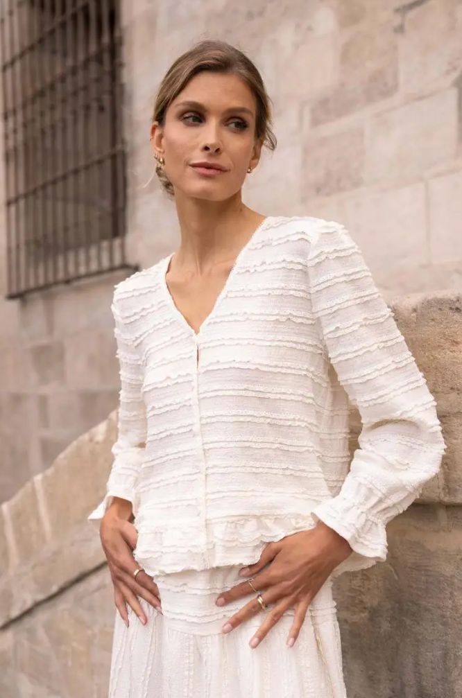 Blusa Capucine abotonada